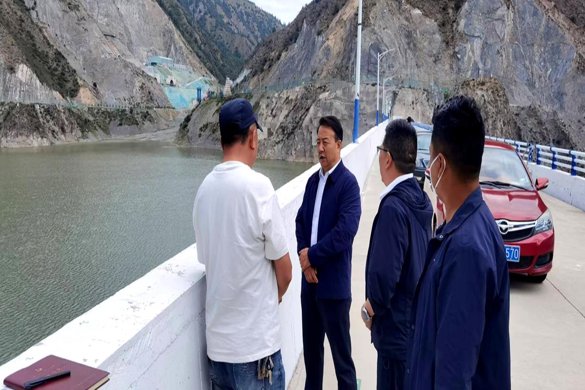 韓海宏副州長督導強降雨期水利行業安全度汛